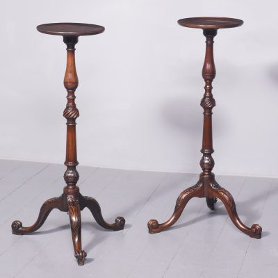 Pair of Georgian Style Mahogany Torchere Stands Miscellaneous 3