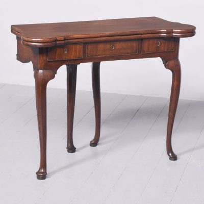 George II Mahogany Fold-Over Card Table Antique Furniture 3