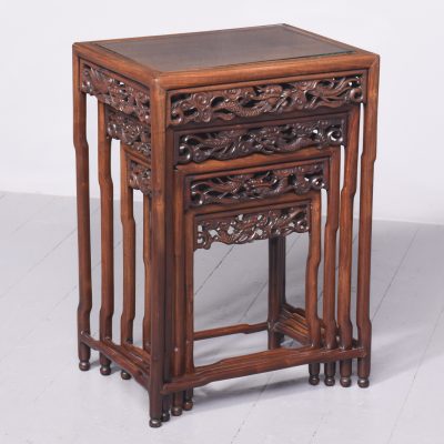 Nest of 4 Chinese Tables Antique Furniture 9