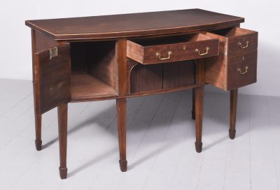 George III Mahogany Inlaid Sideboard Antique Furniture 9