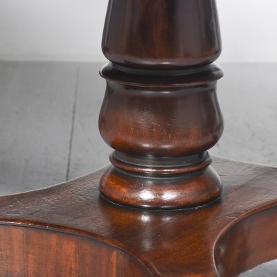 Mahogany Twin Pillar Dining Table dining table Antique Furniture 6