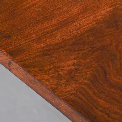 Mahogany Twin Pillar Dining Table dining table Antique Furniture 8