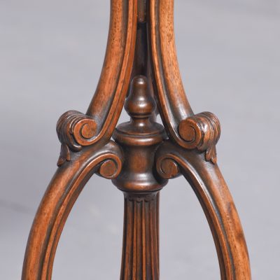 Mid-Victorian Burr Walnut Occasional Table Antique Furniture 9