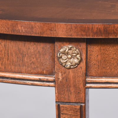 Pair of Georgian Style Demi-lune tables Antique Tables 4