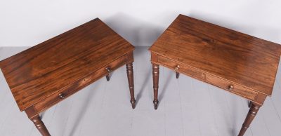 Pair of George IV Mahogany Side Tables Antique Tables 10