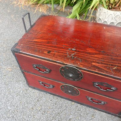 Japanese YonezawaTansu Chest Antique Cabinets 6