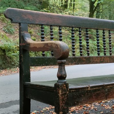 18C Cumberland farmhouse bench Antique Benches 5