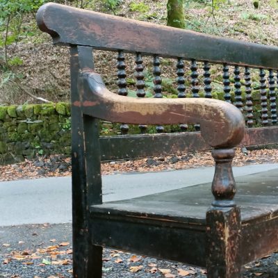 18C Cumberland farmhouse bench Antique Benches 8