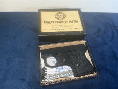 WEBLEY SPORTS STARTING PISTOL Antique Guns 3