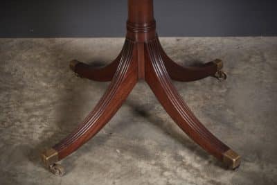 Mahogany 6 Pillar Extending Dining Table by William Tillman Antique dining Antique Furniture 9