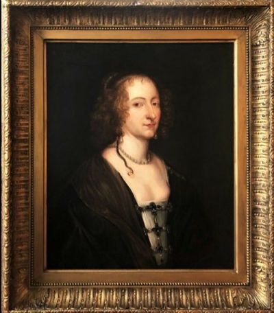 Van Dyck Portraits Lady Frances Seymour Studio Of Sir Anthony Van Dyck Dutch Golden Age 17th Oil Paintings 17th cent oil paintings Antique Art 6