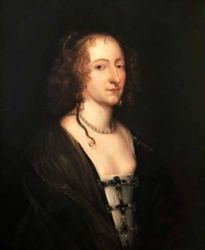 Van Dyck Portraits Lady Frances Seymour Studio Of Sir Anthony Van Dyck Dutch Golden Age 17th Oil Paintings 17th cent oil paintings Antique Art 11