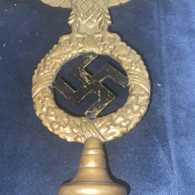 NSDAP 1933 Eagle & Swastika Finial Military & War Antiques 6