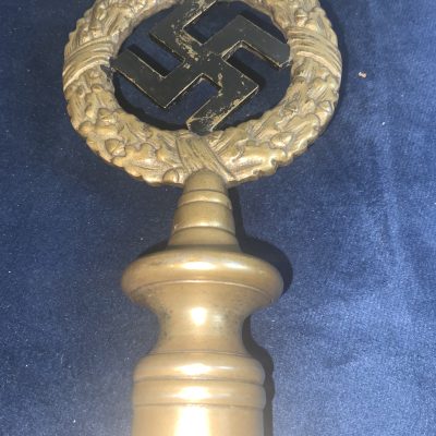 NSDAP 1933 Eagle & Swastika Finial Military & War Antiques 7