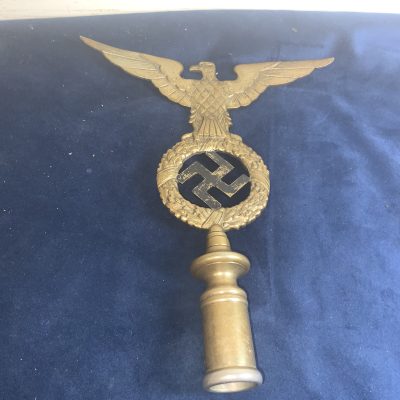 NSDAP 1933 Eagle & Swastika Finial Military & War Antiques 10