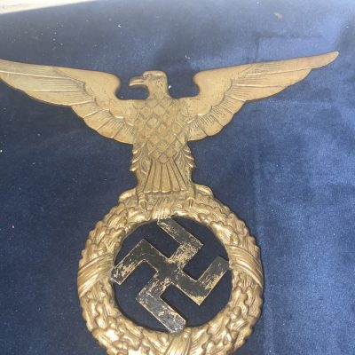 NSDAP 1933 Eagle & Swastika Finial Military & War Antiques 12