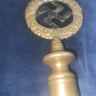 NSDAP 1933 Eagle & Swastika Finial Military & War Antiques 14