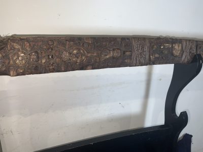 HEAD HUNTERS PARANG AND CARVED SCABBARD Antique Swords 9