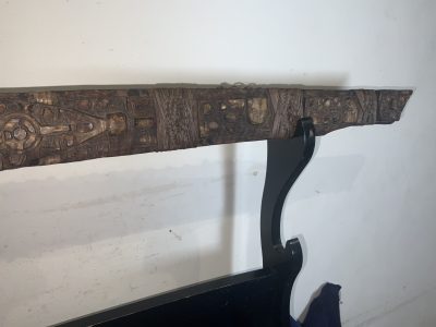 HEAD HUNTERS PARANG AND CARVED SCABBARD Antique Swords 10