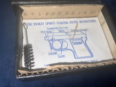 WEBLEY SPORTS STARTING PISTOL Antique Guns 8