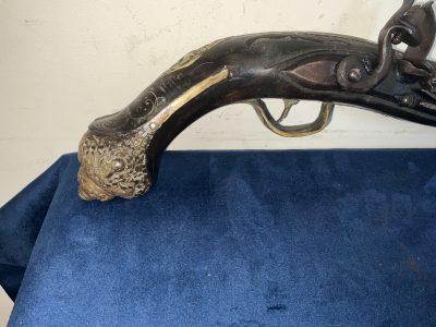 FLINTLOCK PISTOL CONTINENTAL Antique Guns 4