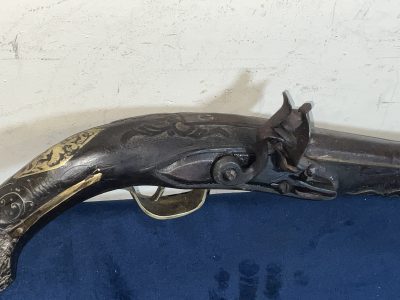 FLINTLOCK PISTOL CONTINENTAL Antique Guns 9