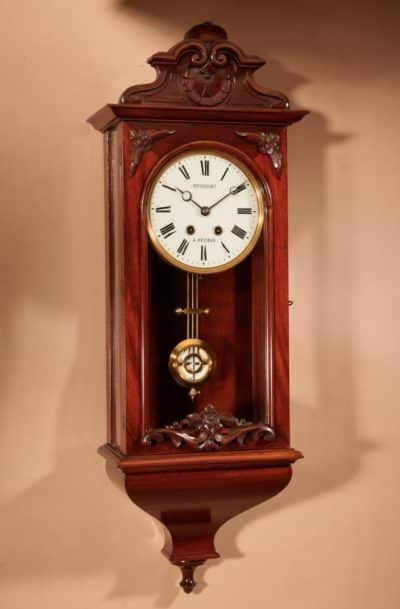 Magnificent Rare French Mahogany Regulator Circa 1850-70 Regulator Antique Clocks 10