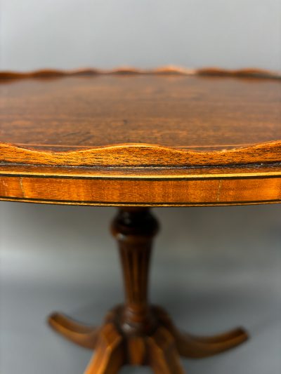 Edwardian Mahogany Inlaid Occasional Table Edwardian Antique Furniture 7