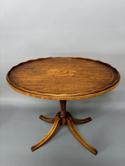 Edwardian Mahogany Inlaid Occasional Table Edwardian Antique Furniture 3