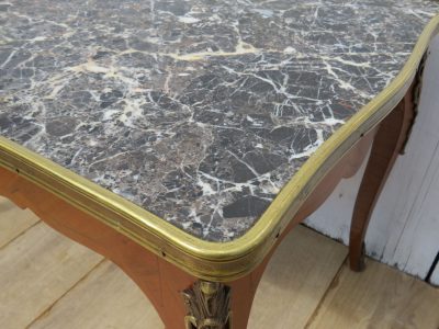 French Marble Top Coffee Table Antique Tables 7