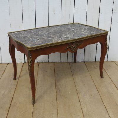 French Marble Top Coffee Table Antique Tables 3