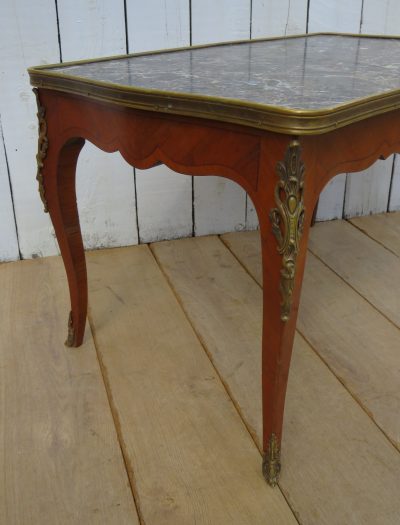 French Marble Top Coffee Table Antique Tables 5