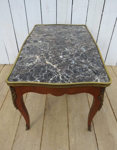 French Marble Top Coffee Table Antique Tables 9