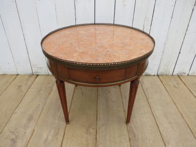 French Marble Top Gueridon Games Table Antique Furniture 7