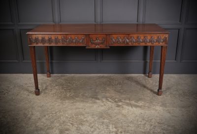 Large Sheraton Style Mahogany Serving Table - Image 18