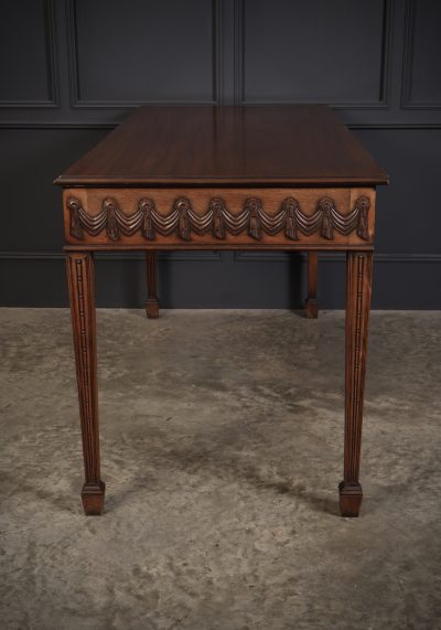 Large Sheraton Style Mahogany Serving Table - Image 14