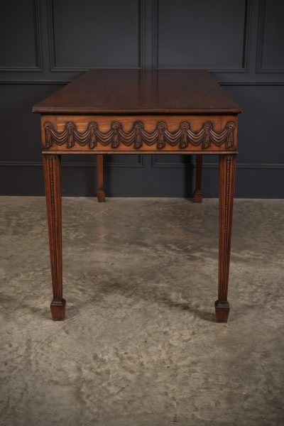 Large Sheraton Style Mahogany Serving Table - Image 16