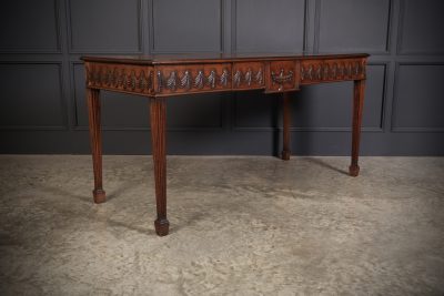 Large Sheraton Style Mahogany Serving Table Hall Table Antique Furniture 5