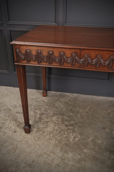 Large Sheraton Style Mahogany Serving Table - Image 10