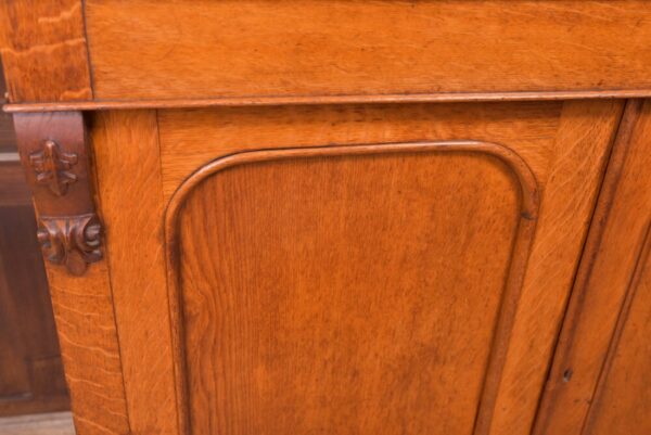 Superb Victorian Honey Oak 2 Door Cabinet Bookcase SAI1948 - Image 9