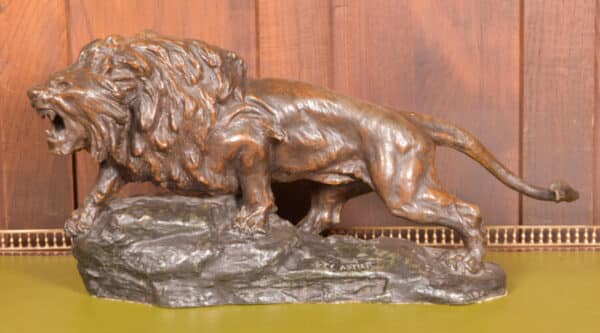 French Spelter Lion, T Cartier SAI2663