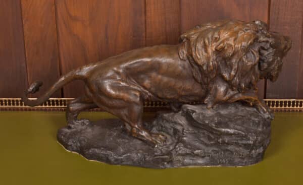 French Spelter Lion, T Cartier SAI2663 - Image 9