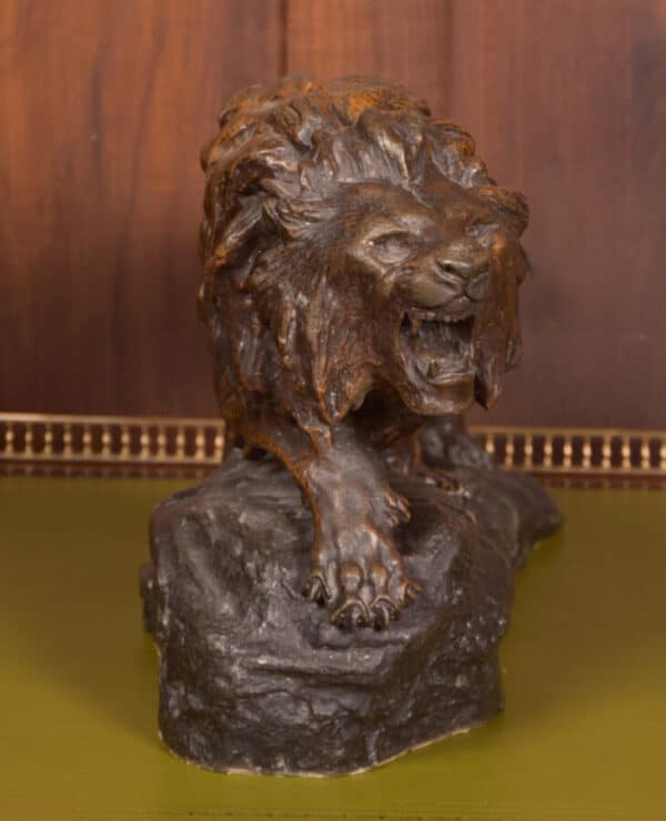 French Spelter Lion, T Cartier SAI2663 - Image 10