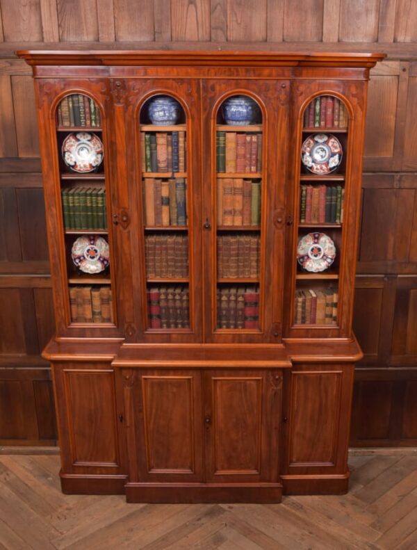 Victorian Mahogany Breakfront Bookcase SAI2756 Antique Bookcases 7