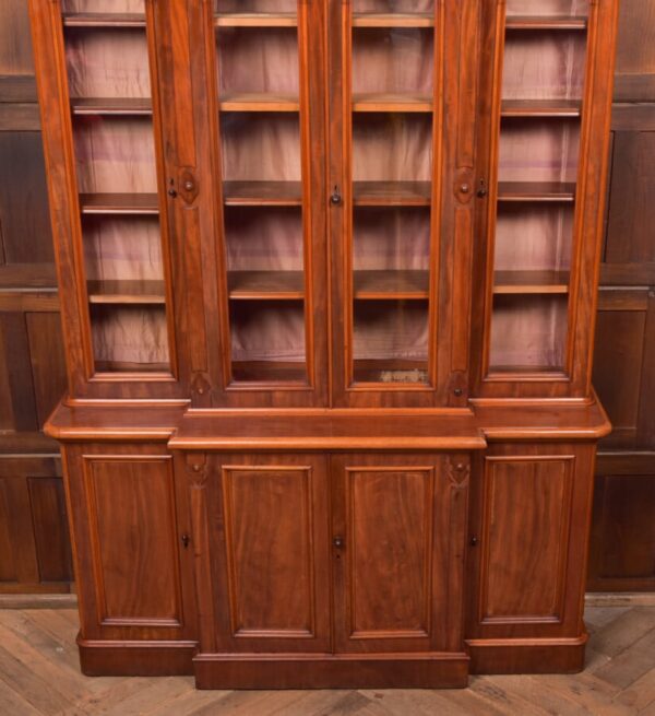 Victorian Mahogany Breakfront Bookcase SAI2756 Antique Bookcases 23