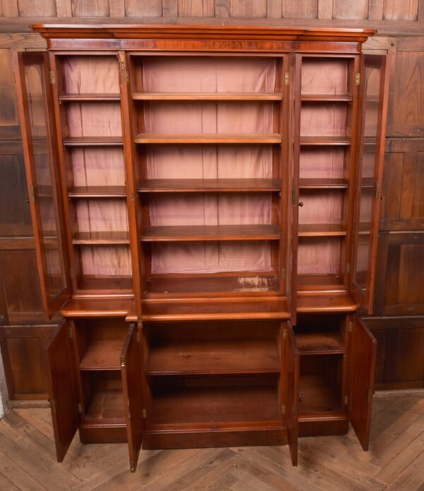 Victorian Mahogany Breakfront Bookcase SAI2756 Antique Bookcases 33