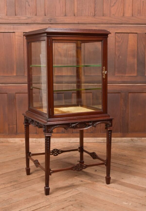 Edwardian Mahogany Bijouterie / Display Cabinet SAI2776 - Image 12