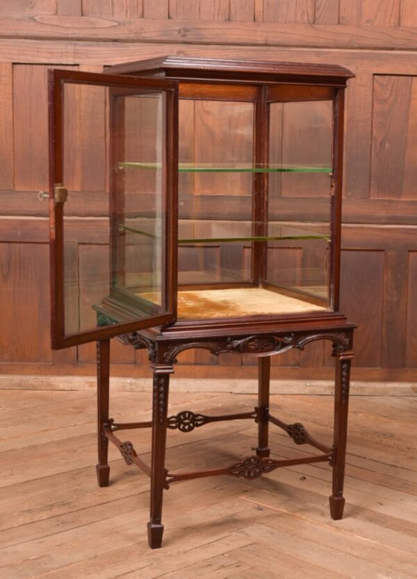 Edwardian Mahogany Bijouterie / Display Cabinet SAI2776 - Image 15