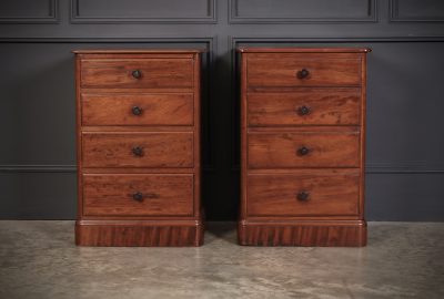 Pair of Victorian Mahogany Bedside Cabinets bedside cabinets Antique Cabinets 5