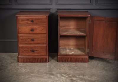 Pair of Victorian Mahogany Bedside Cabinets bedside cabinets Antique Cabinets 6